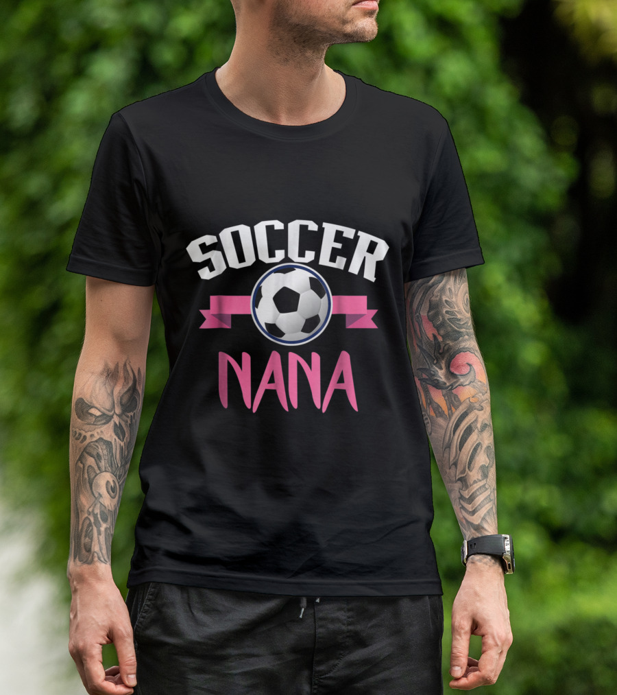 Soccer Nana Sporty Appreciation Novel T-Shirt