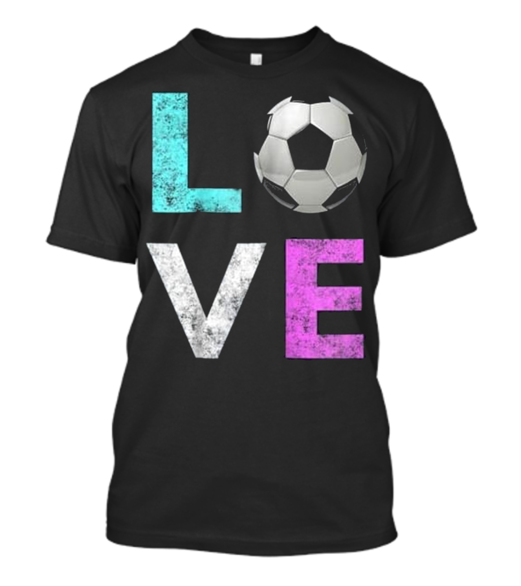 Girls Love Soccer Best Fun Birthday Soccer Love T-Shirt