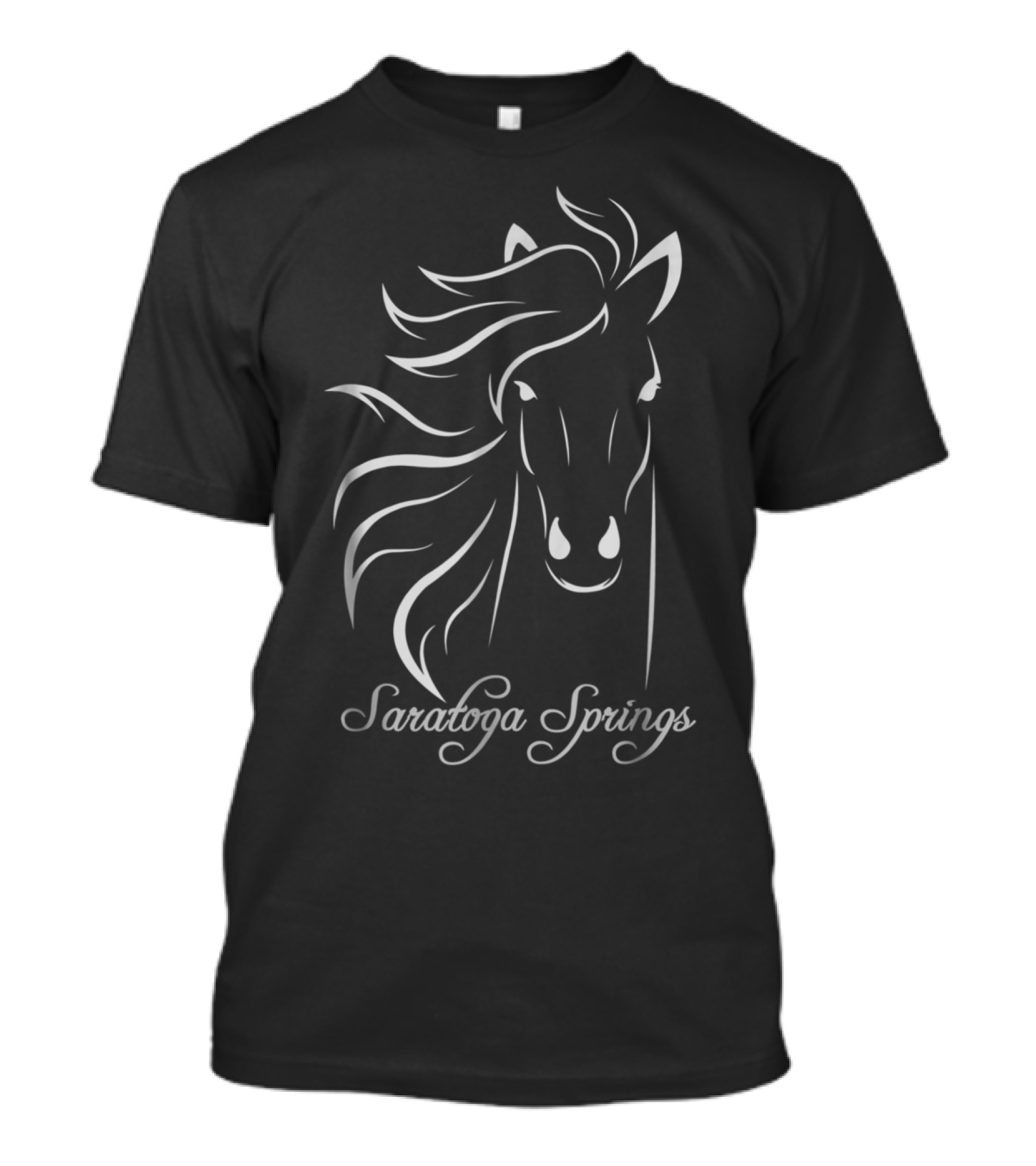 Saratoga Springs Majestic Horse New York T-Shirt
