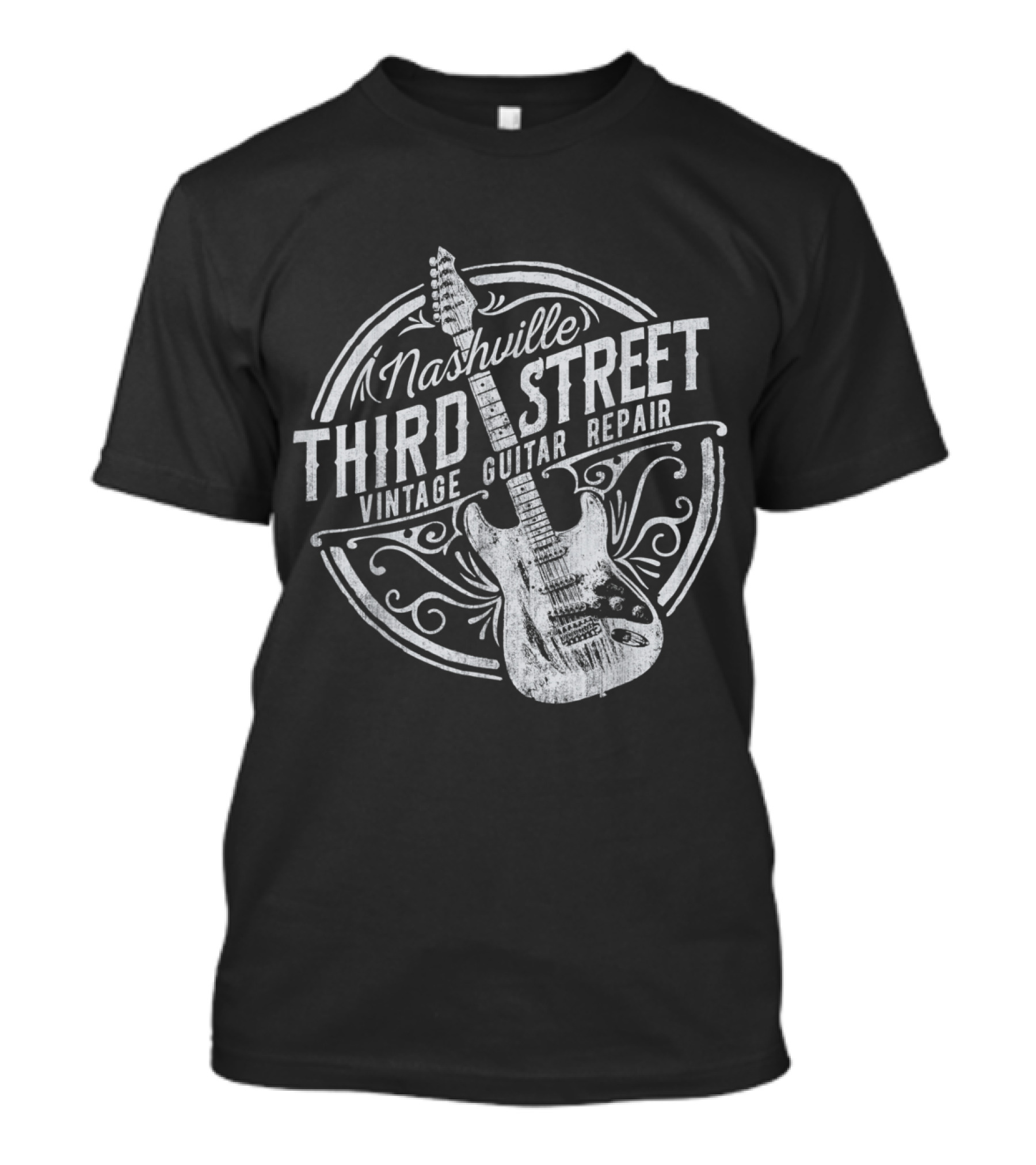 Nashville Third Street Vintage Guitar Repair Classic T-Shirt
