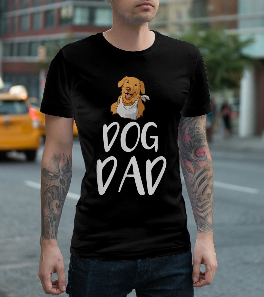 Dog Dad Men's Labrador Retriever Loving Fatherhood T-Shirt