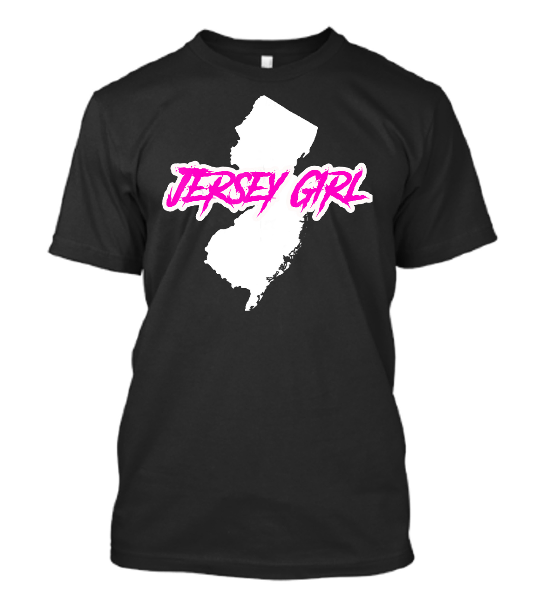 Jersey Girl Pride Map Of New Jersey T-Shirt
