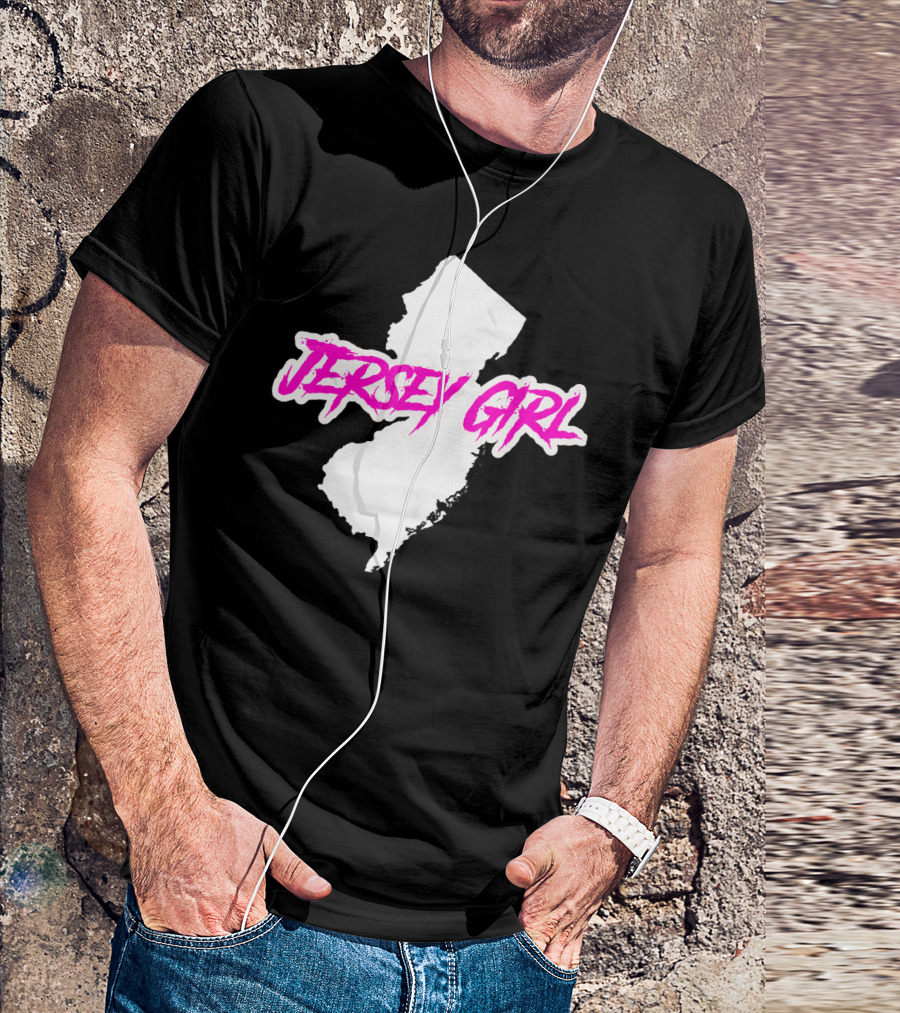 Jersey Girl Pride Map Of New Jersey T-Shirt