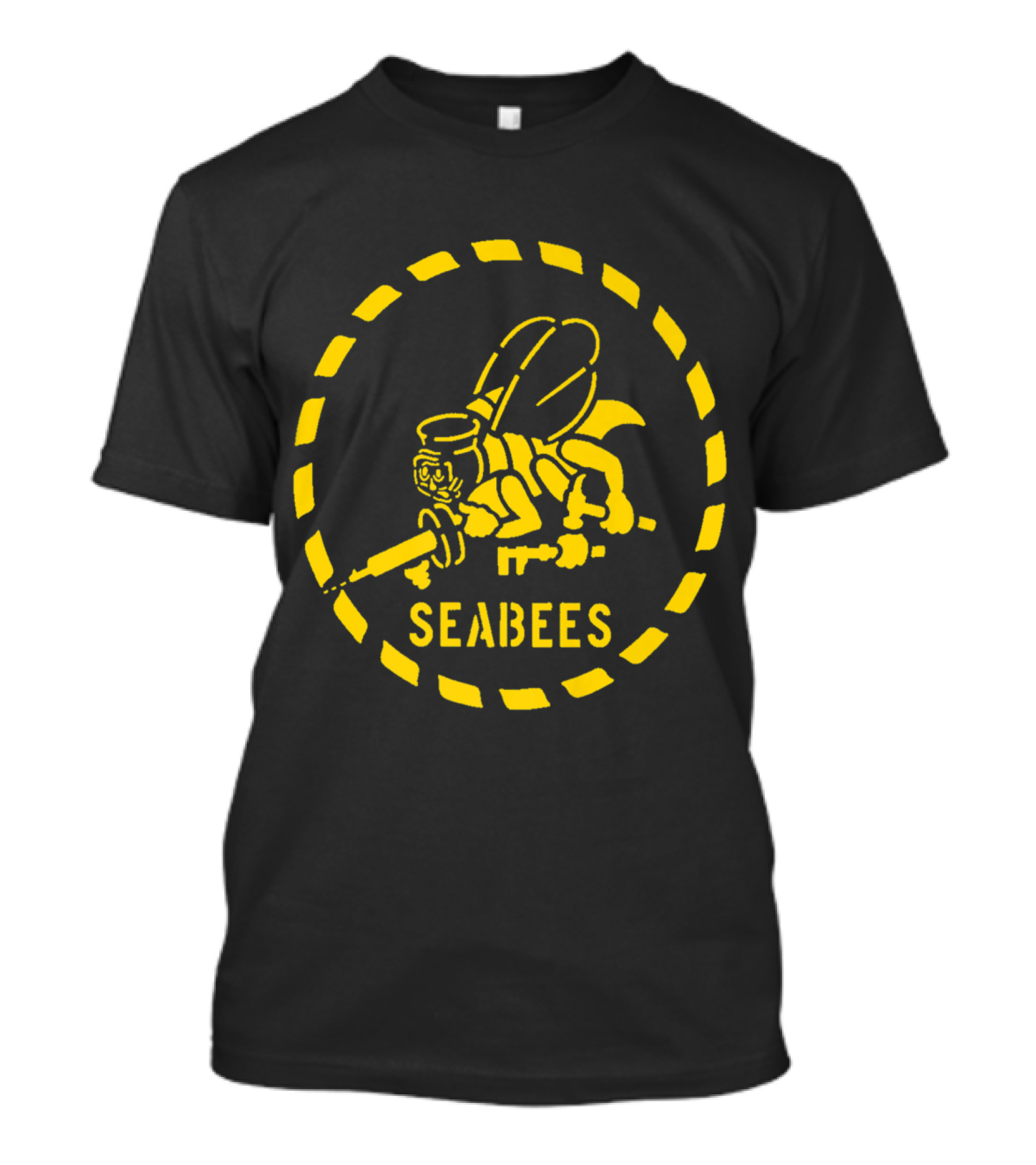 Premium U.S. NAVY SeaBees Classic Emblem T-Shirt