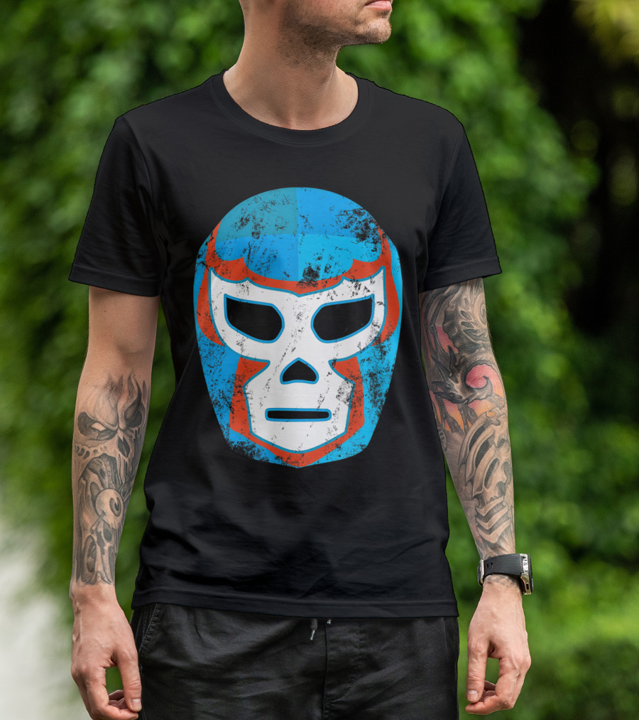 Wrestling Lucha Libre Mexican Luchador Mask T-Shirt