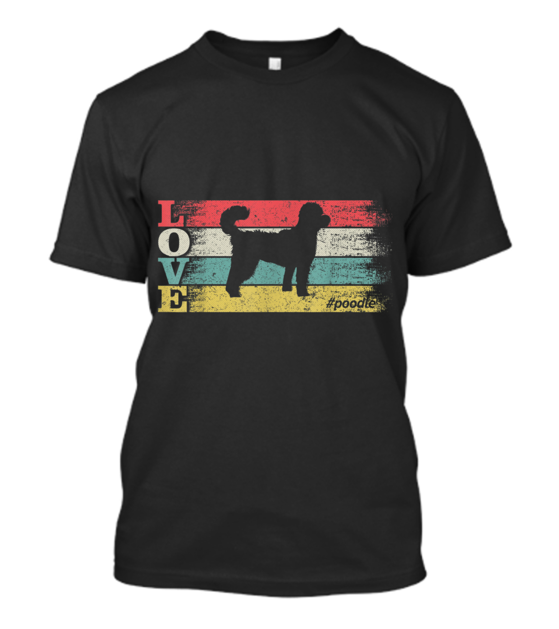 LOVE Poodle Vintage #poodle T-Shirt