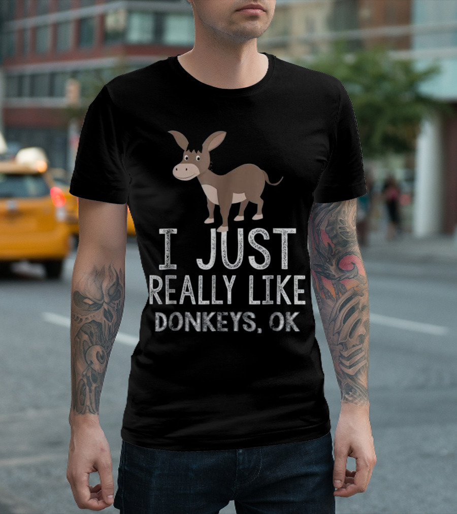 I Just Really Like Donkeys OK T-Shirt