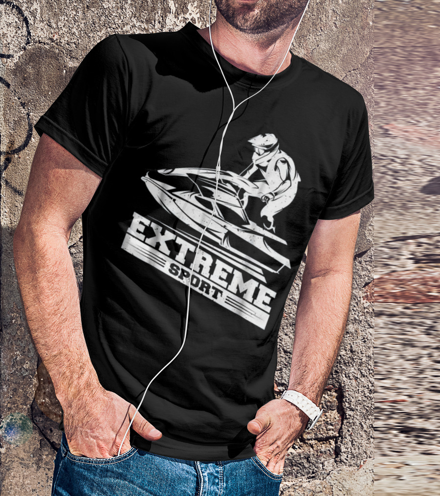 Extreme Sport Jet Skiing Skier T-Shirt