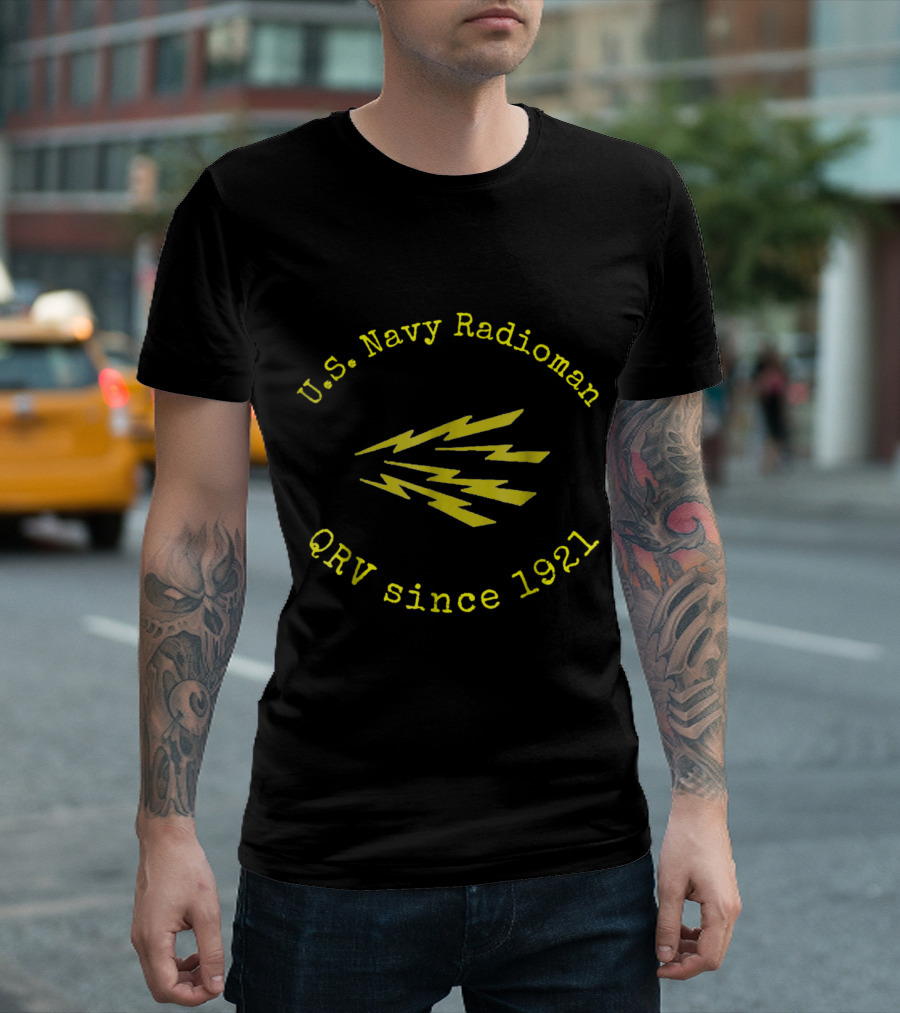 U.S. Navy Radioman QRV Since 1921 T-Shirt