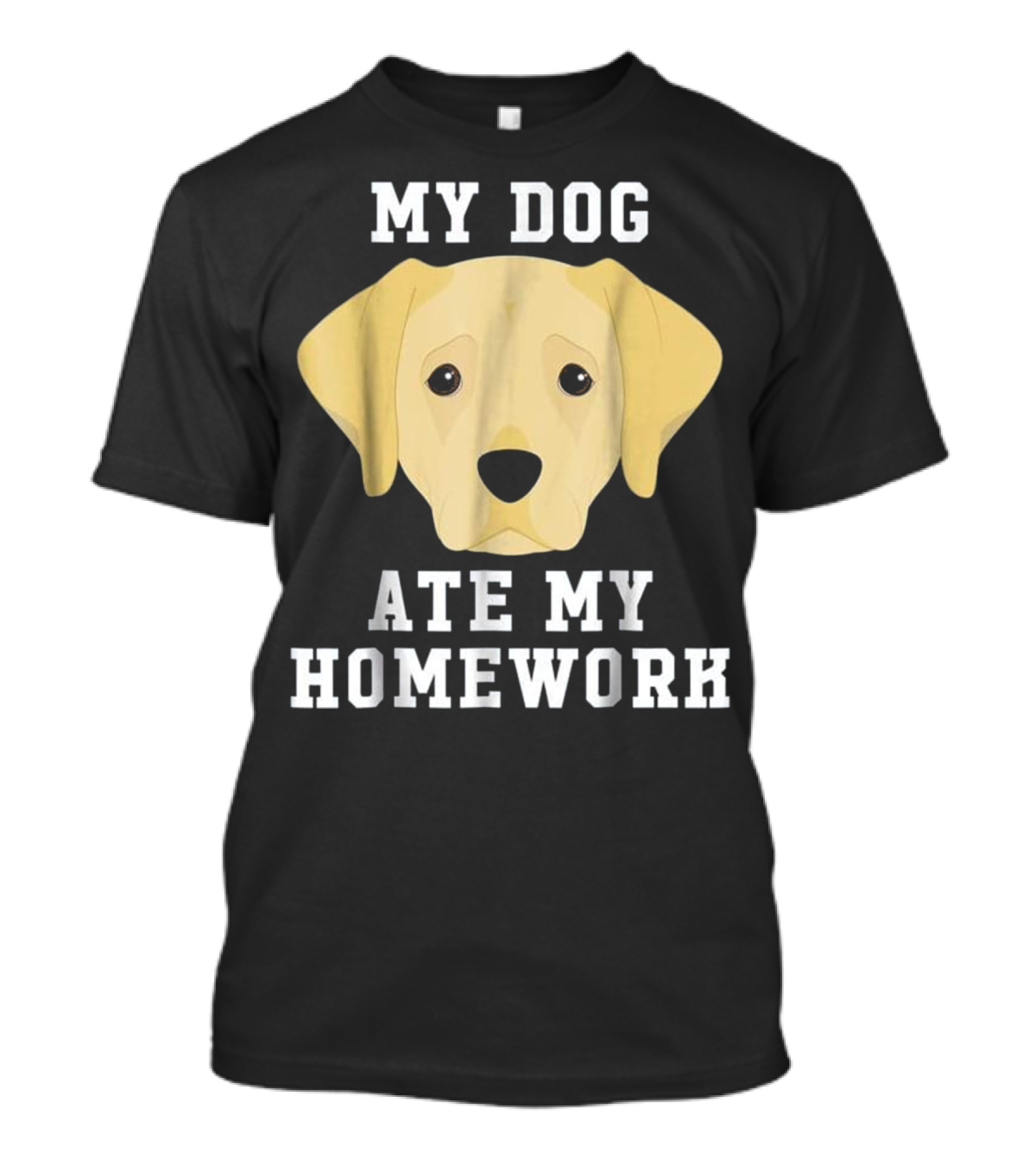 My Dog Ate My Homework Labrador T-Shirt