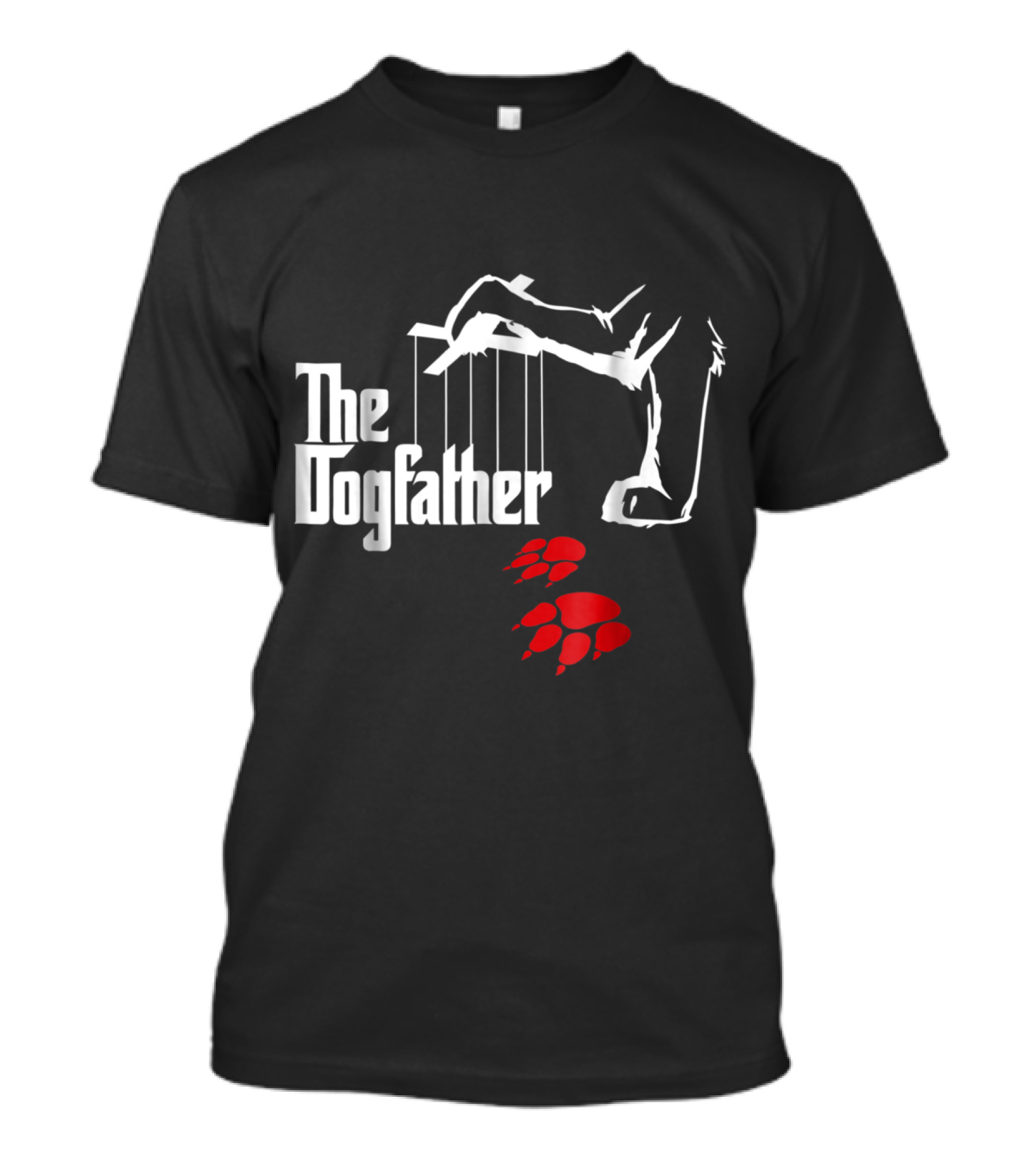 The Dogfather Funny Cool Dog Paw Puppet T-Shirt