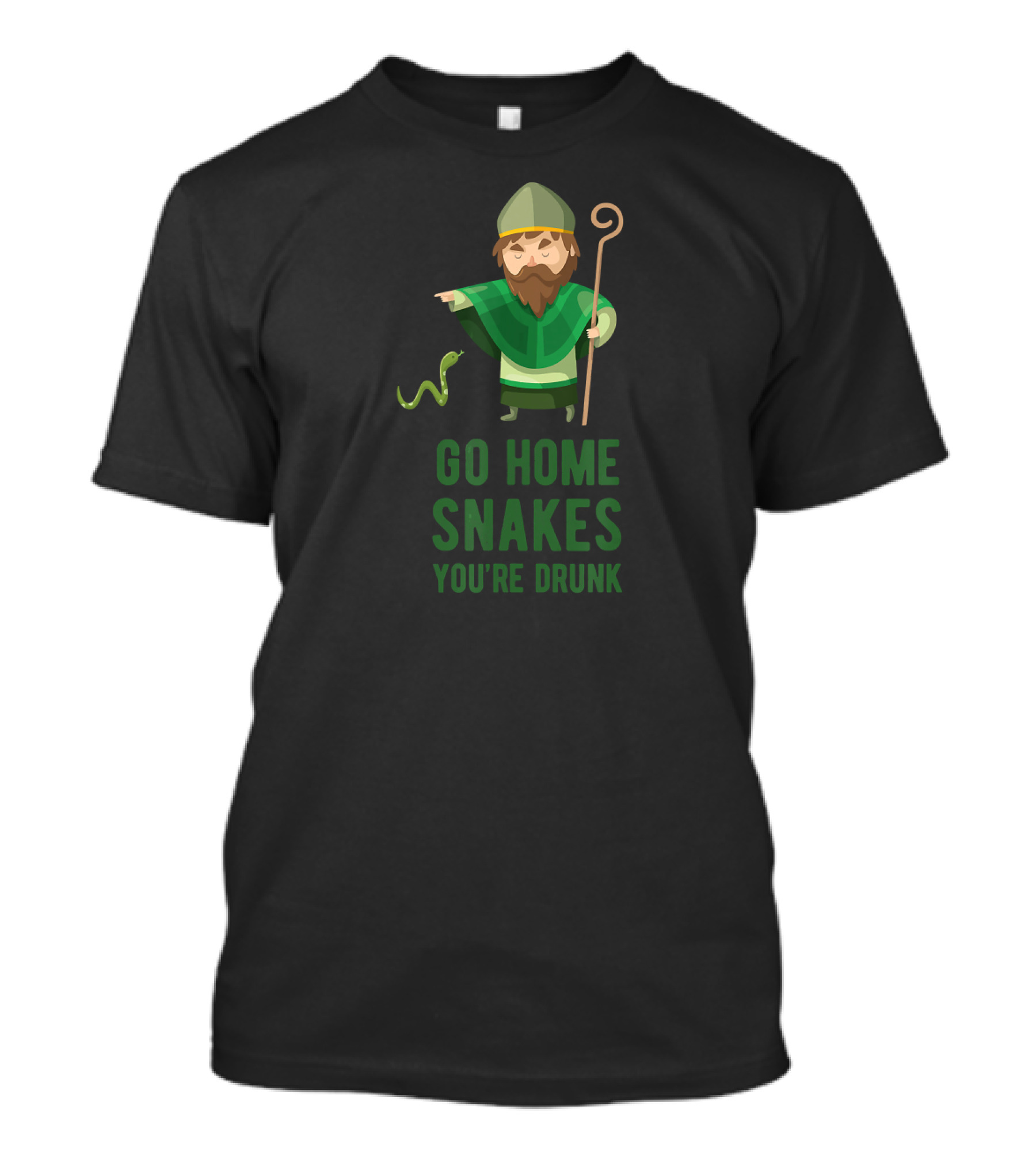 Go Home Snakes You're Drunk Irish Ireland Rugby Team T-Shirt