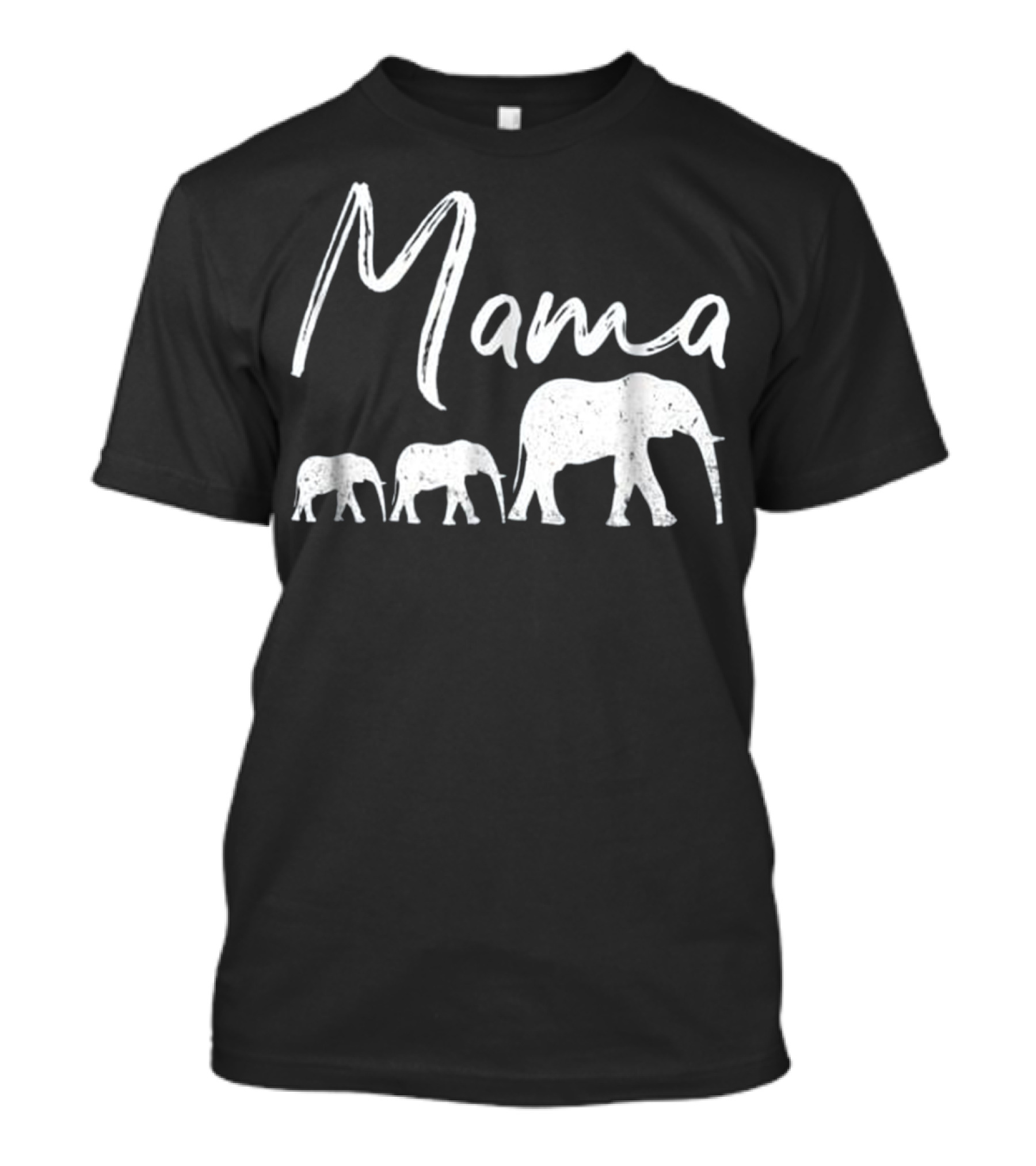 Mama Elephant Family T-Shirt
