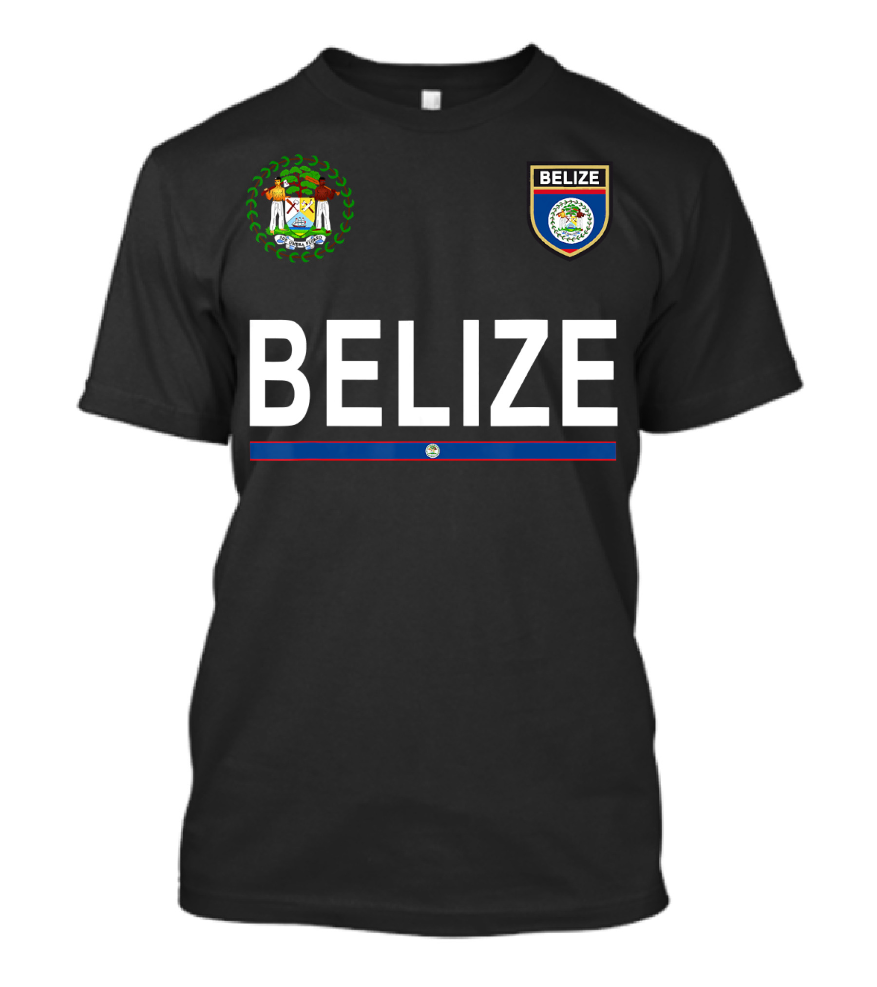 BELIZE Crest And Flag Emblem Pride T-Shirt