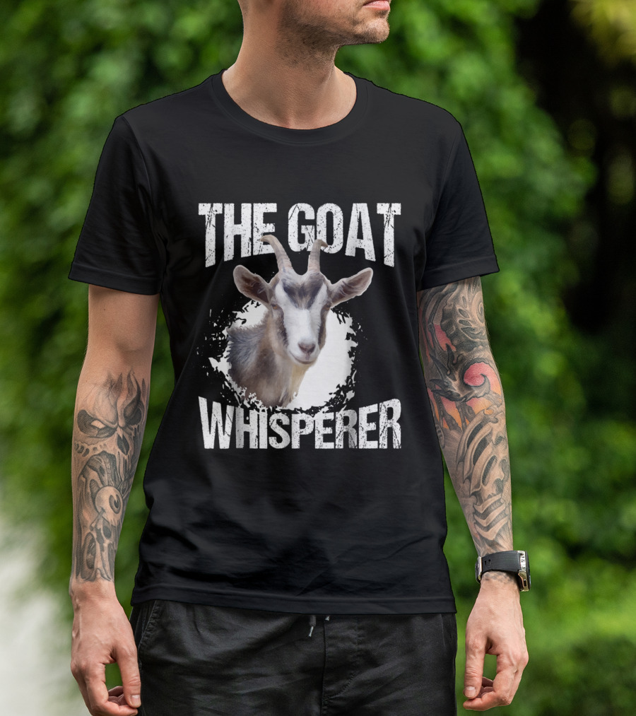 The Goat Whisperer Funny Goat Lover Farm Animal T-Shirt