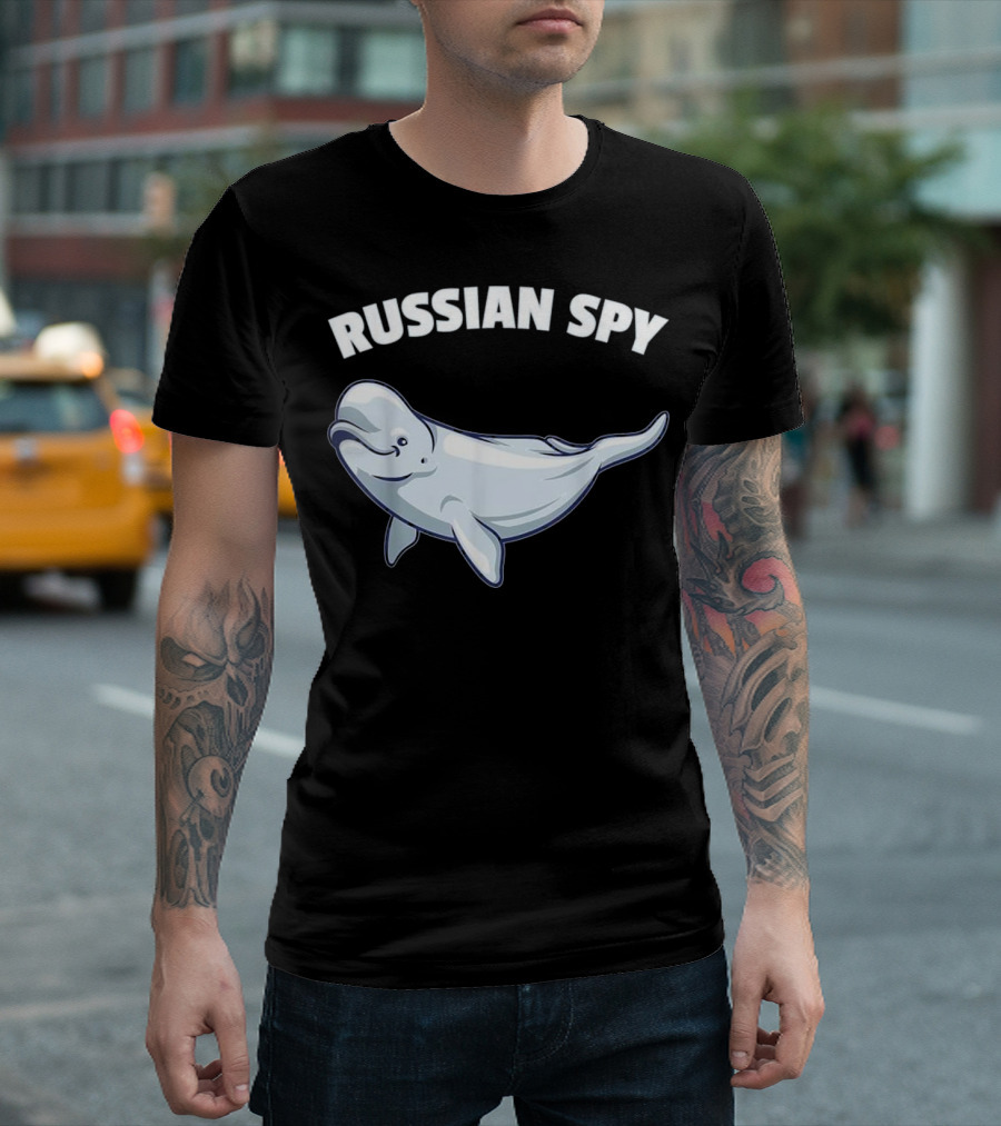 Russian Spy Beluga Whale T-Shirt