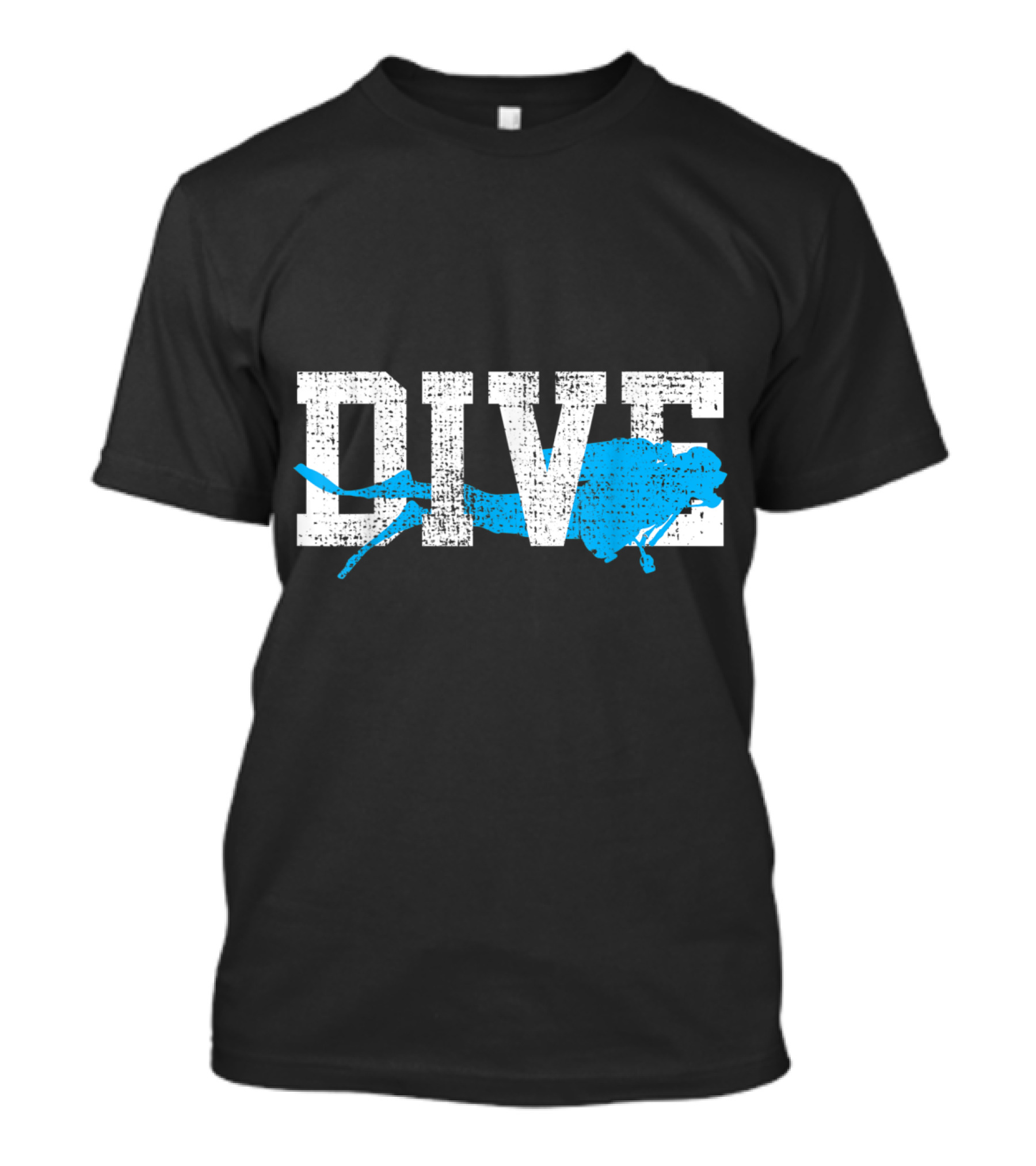 Vintage Scuba Dive Diver Sta Blue T-Shirt