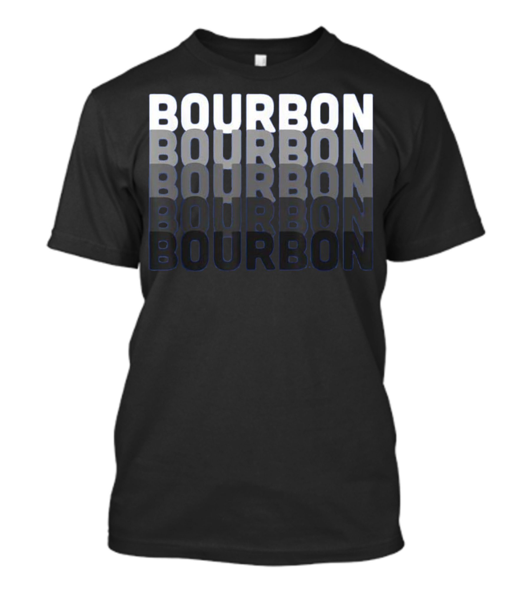 BOURBON Reflection For Whiskey Enthusiasts T-Shirt