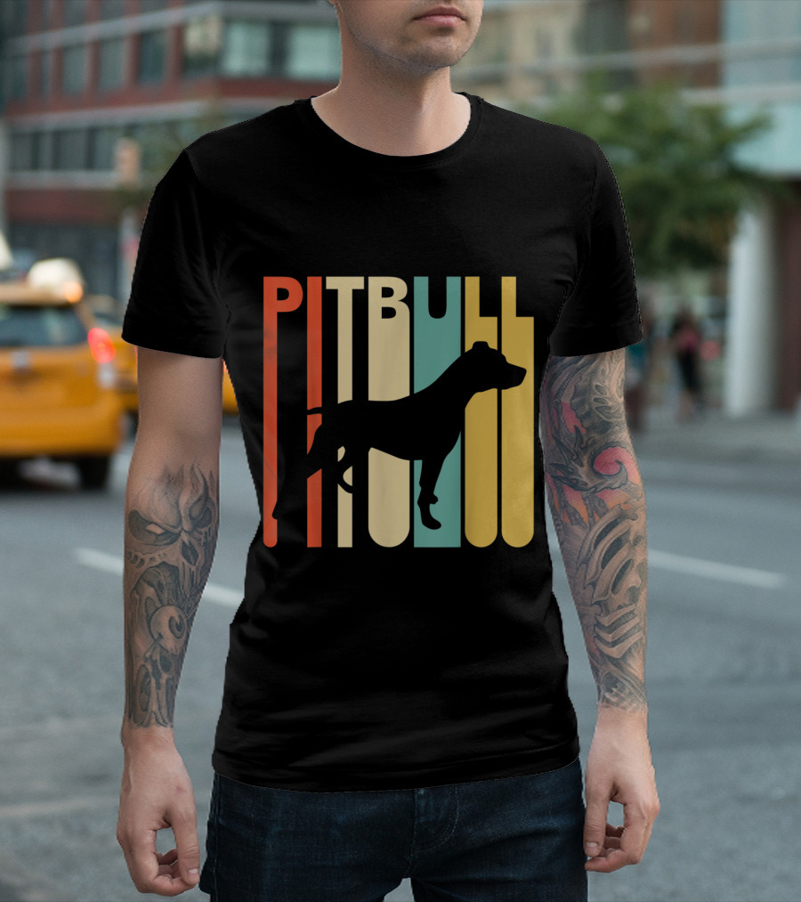 Vintage Style Pitbull T-Shirt