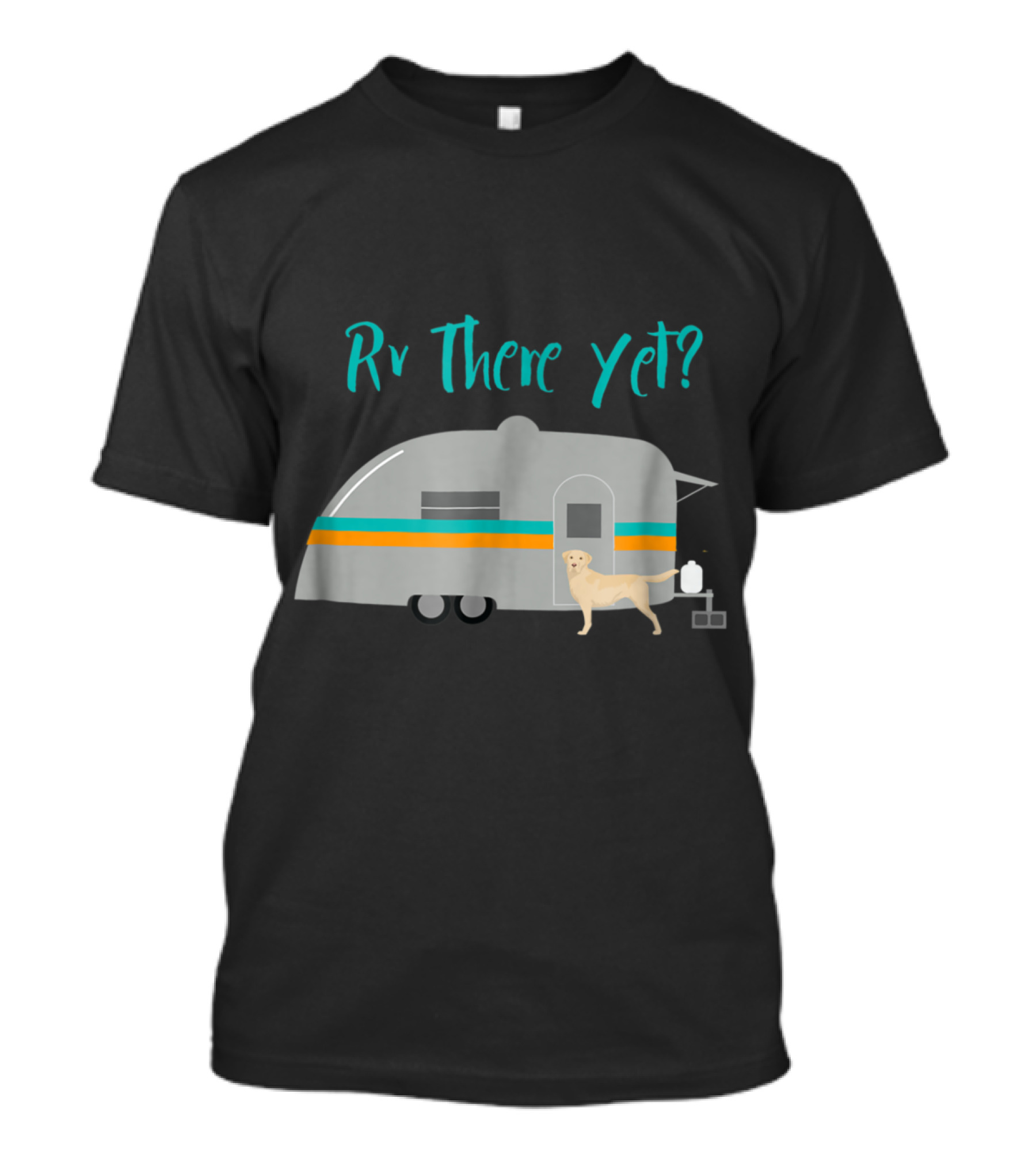 Rv There Yet Yellow Labrador Retriever Camper T-Shirt