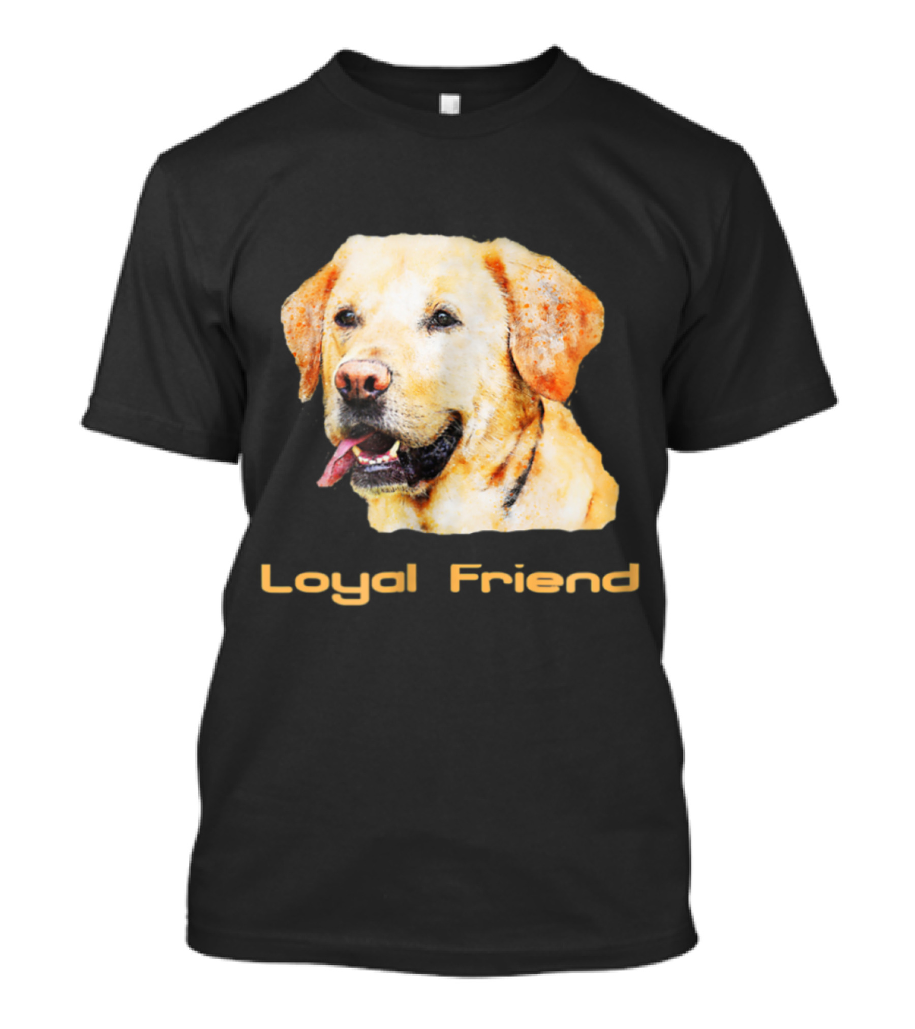 Yellow Labrador Retriever Loyal Friend T-Shirt