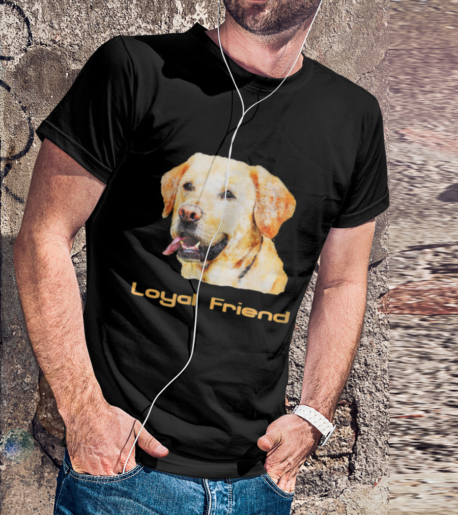 Yellow Labrador Retriever Loyal Friend T-Shirt