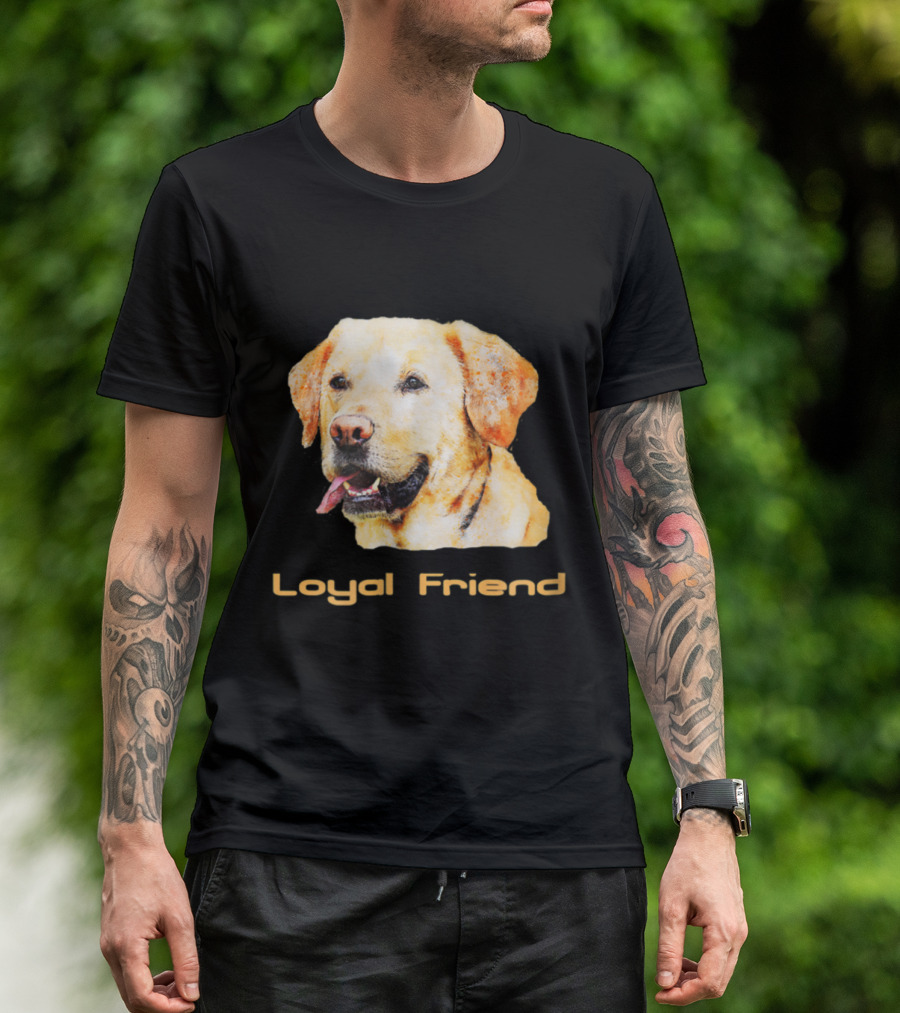 Yellow Labrador Retriever Loyal Friend T-Shirt
