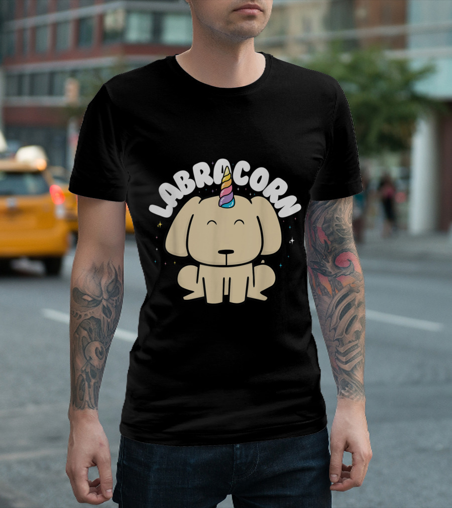 Yellow Labrador Retriever Labrocorn Unico T-Shirt