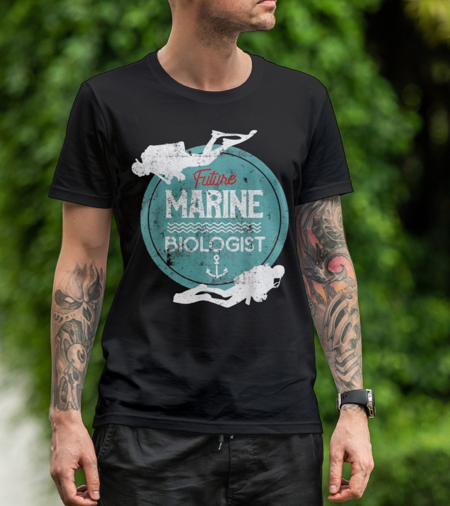 Future Marine Biologist Marines Kids Marine Biology T-Shirt