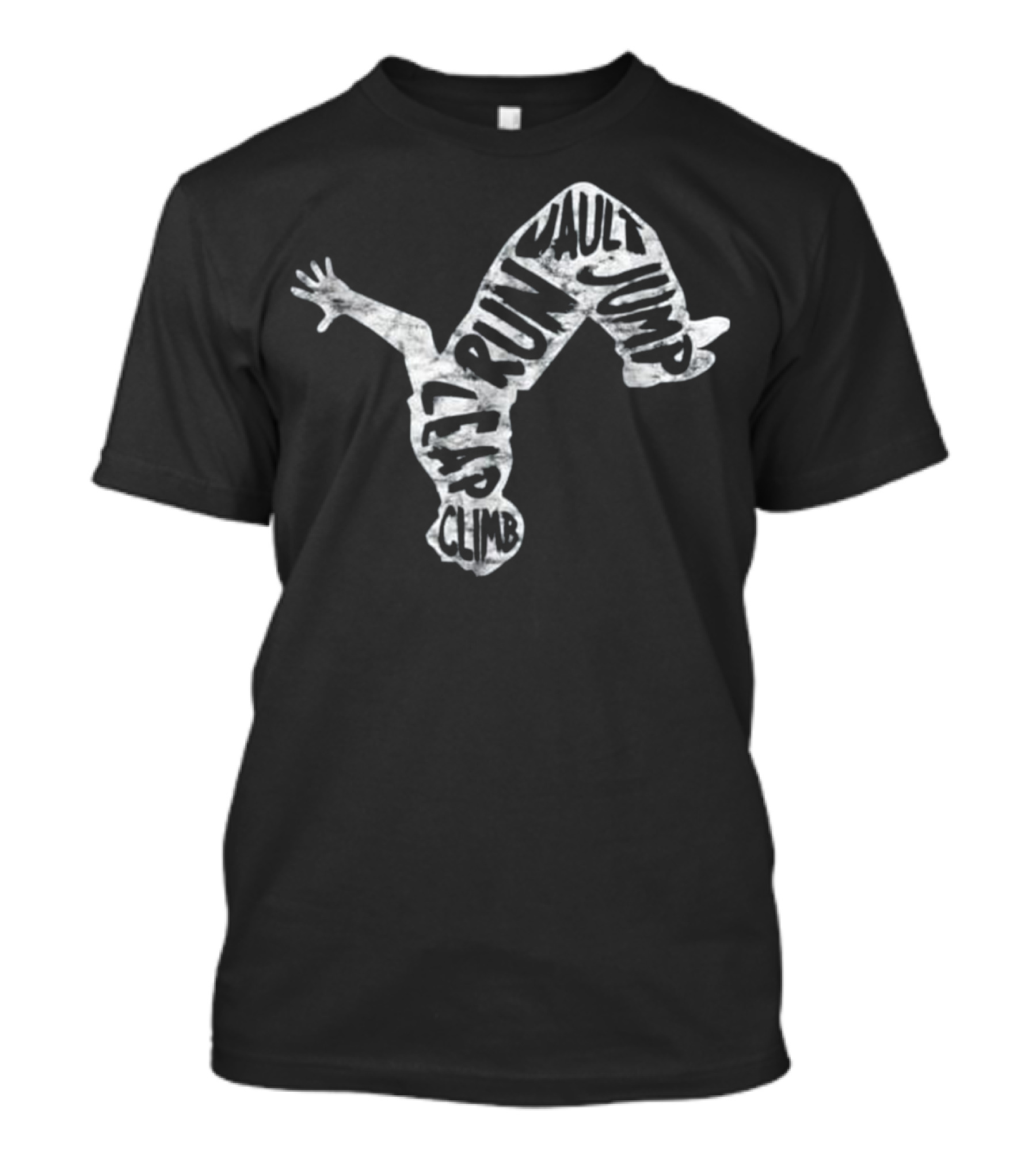 Leap Run Climb Vault Jump Parkour Free Running Backflip T-Shirt