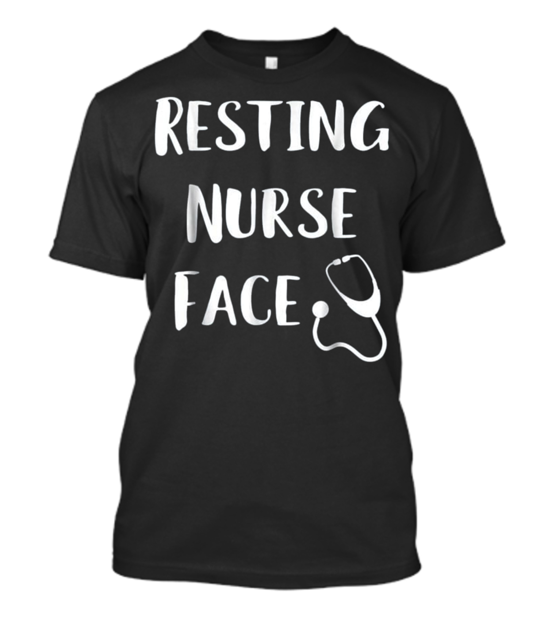 Resting Nurse Face Stethoscope T-Shirt