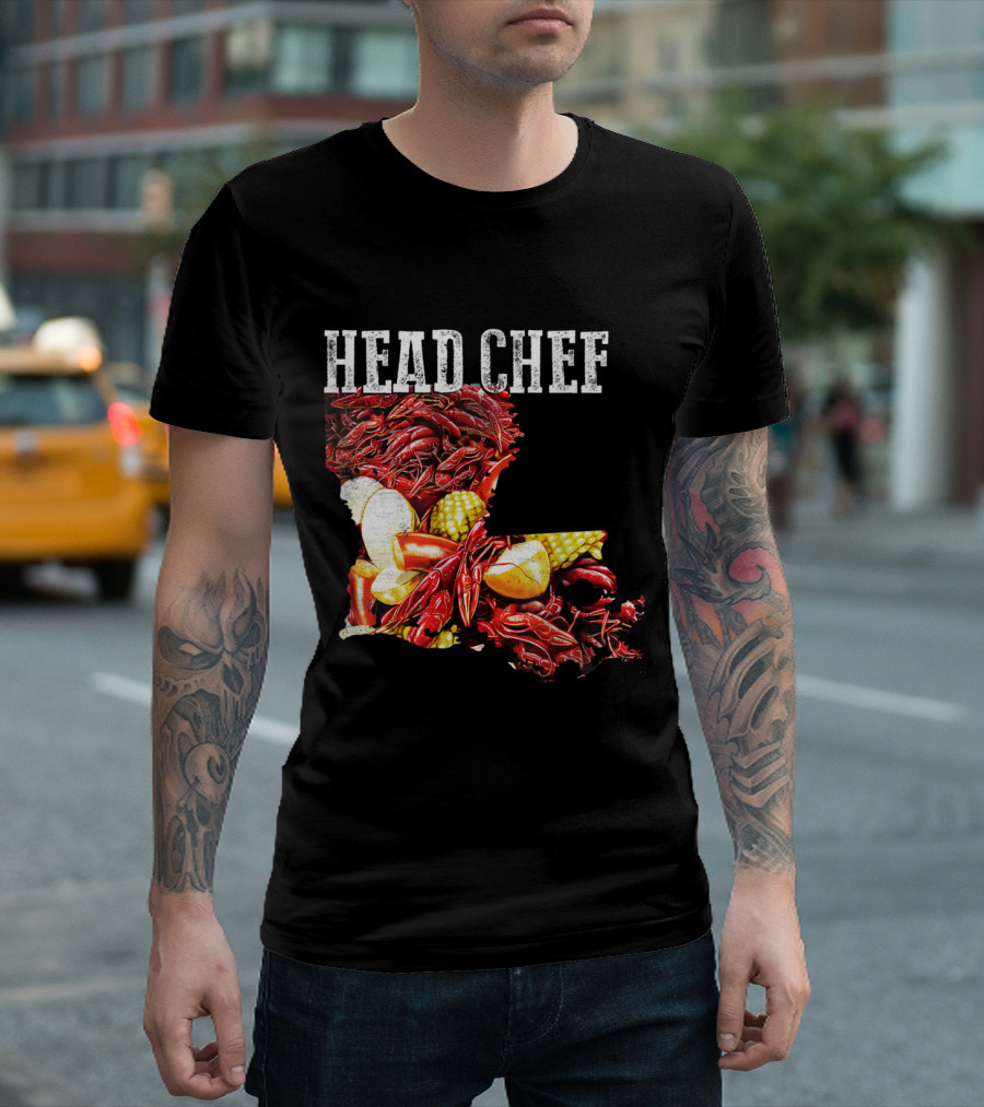 Head Chef Louisiana Crawfish Boil T-Shirt
