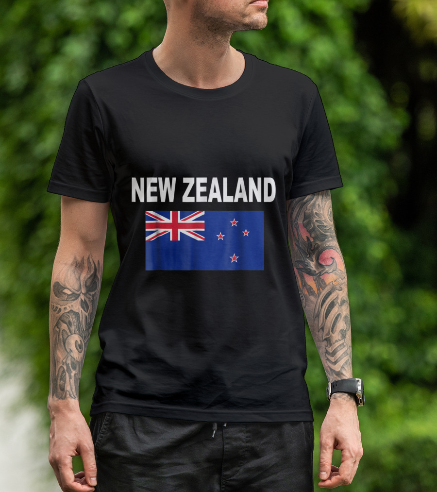 New Zealand Flag Kiwi Zealander T-Shirt