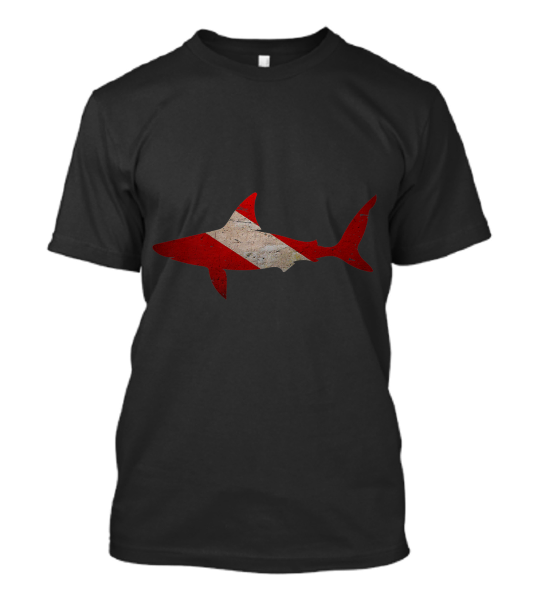 Scuba Diving Nwqss Shark Dive Flag T-Shirt