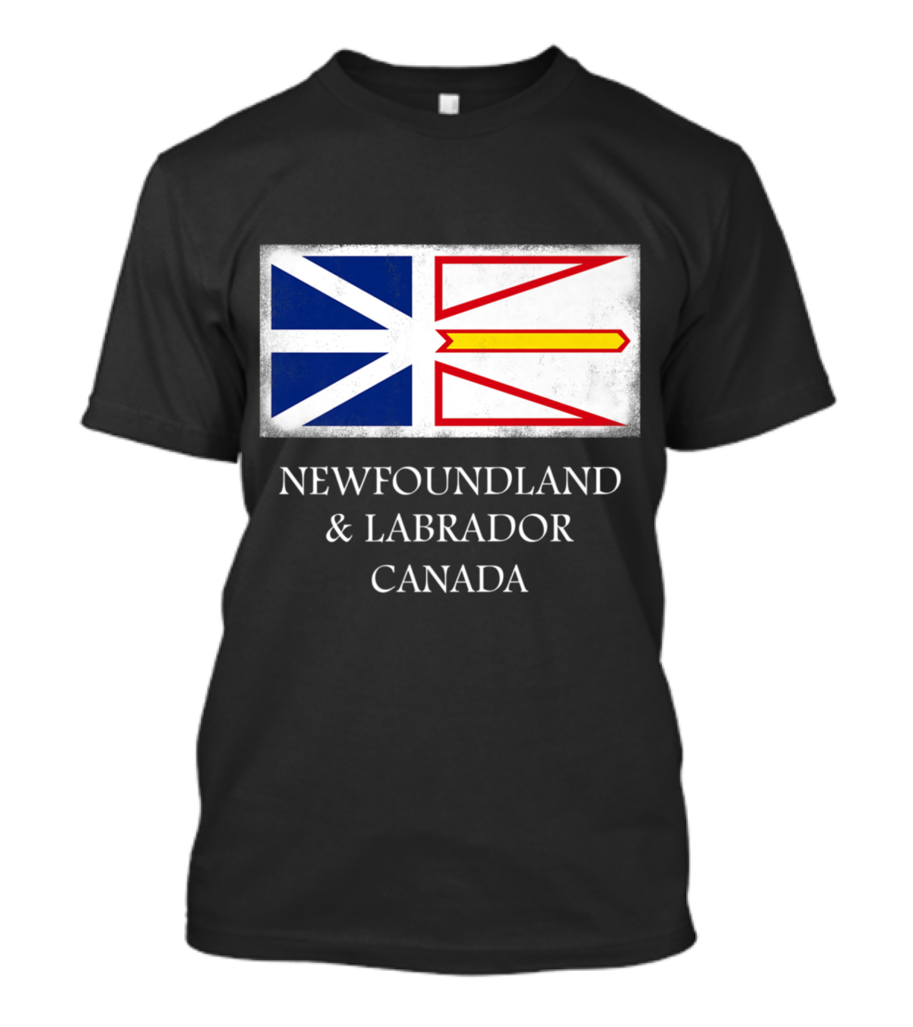 Newfoundland And Labrador Canada Flag T-Shirt