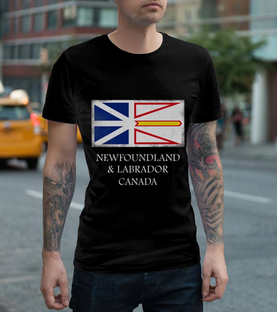 Newfoundland And Labrador Canada Flag T-Shirt