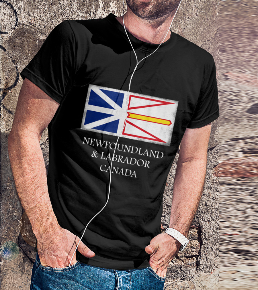 Newfoundland And Labrador Canada Flag T-Shirt