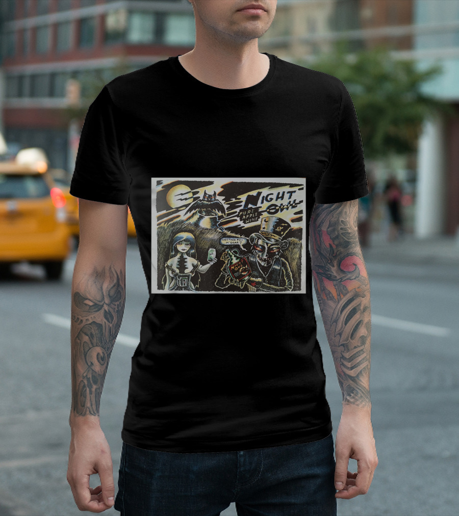 Night Owl Pulp Apple Wine Madman Mix Deal T-Shirt