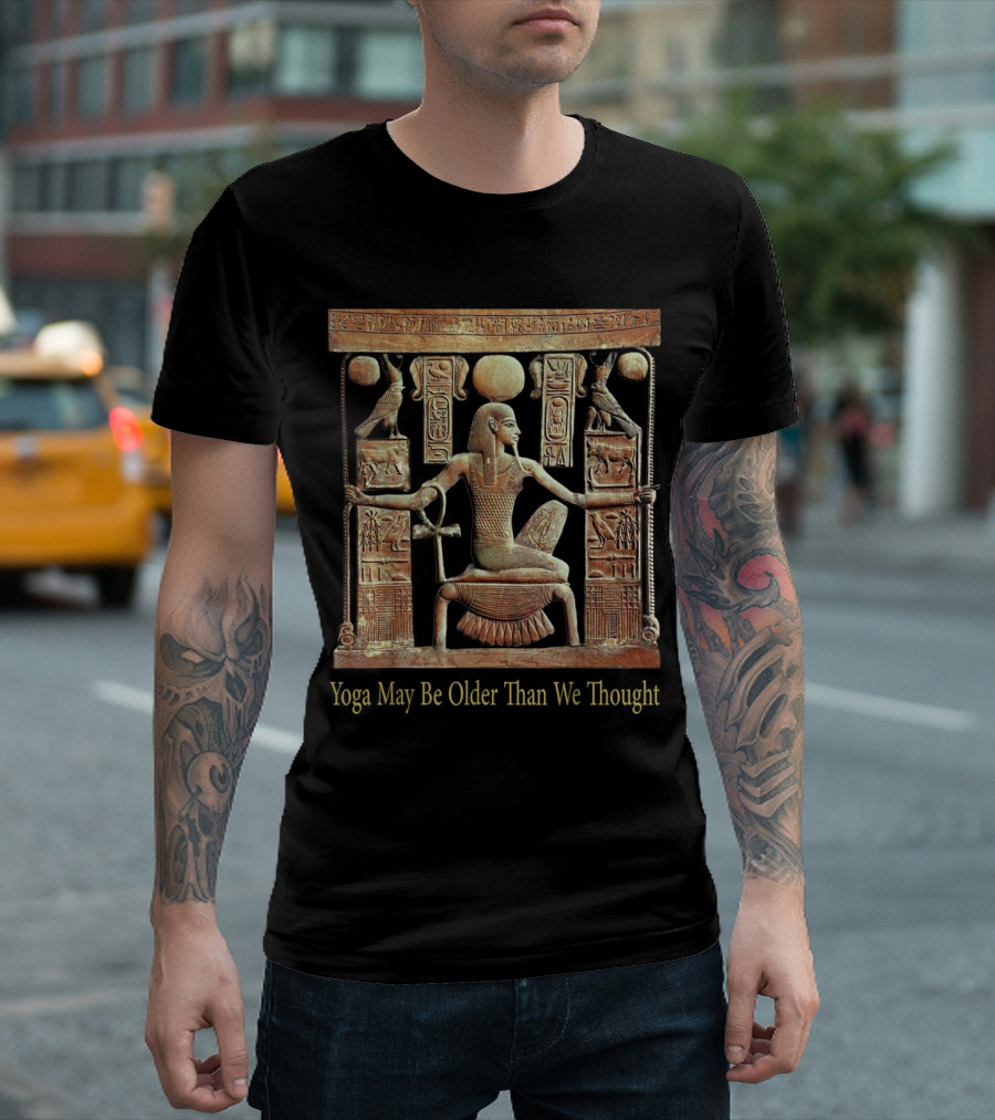 Yoga May Be Older Than We Thought Ancient Egyptian Deity Pose T-Shirt