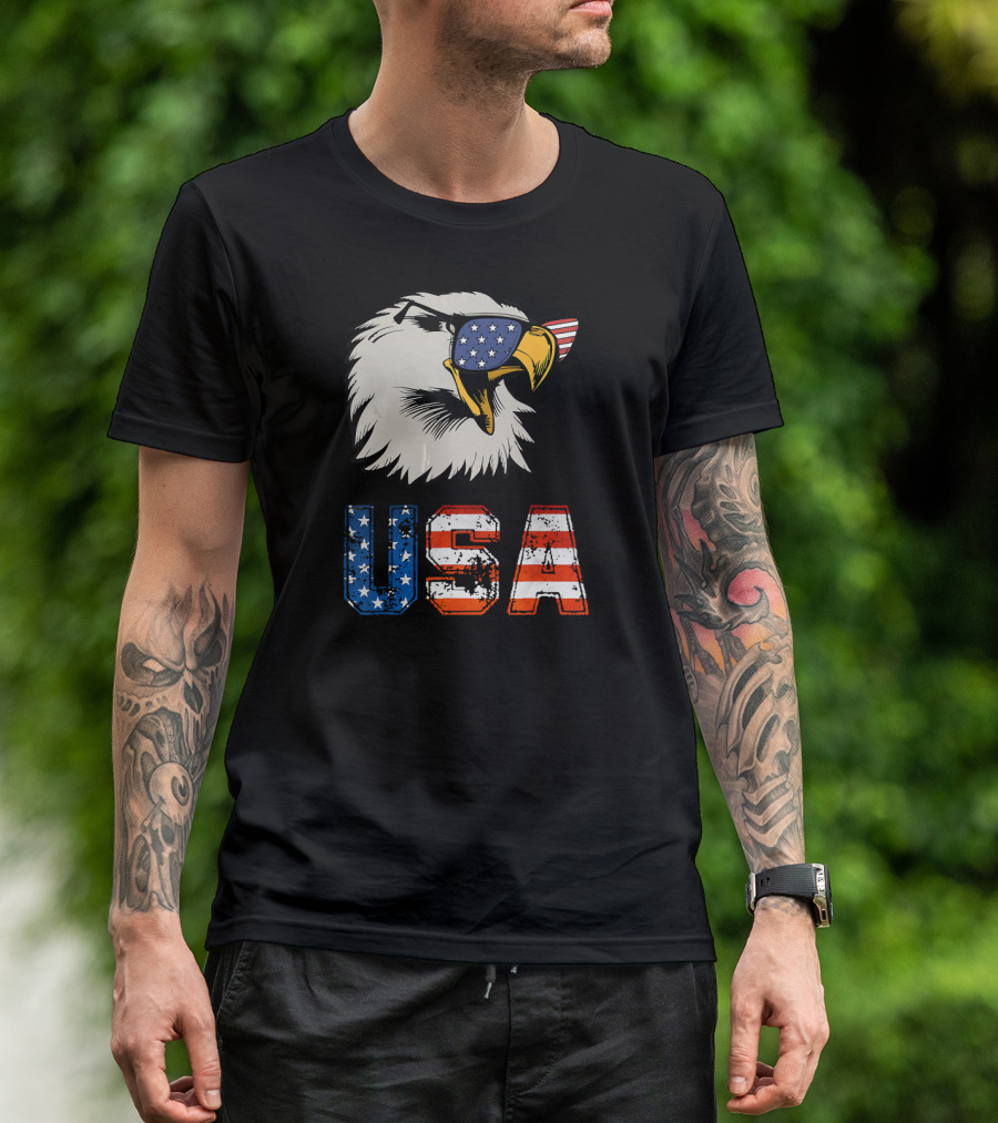 Patriotic Eagle USA American Eagle T-Shirt
