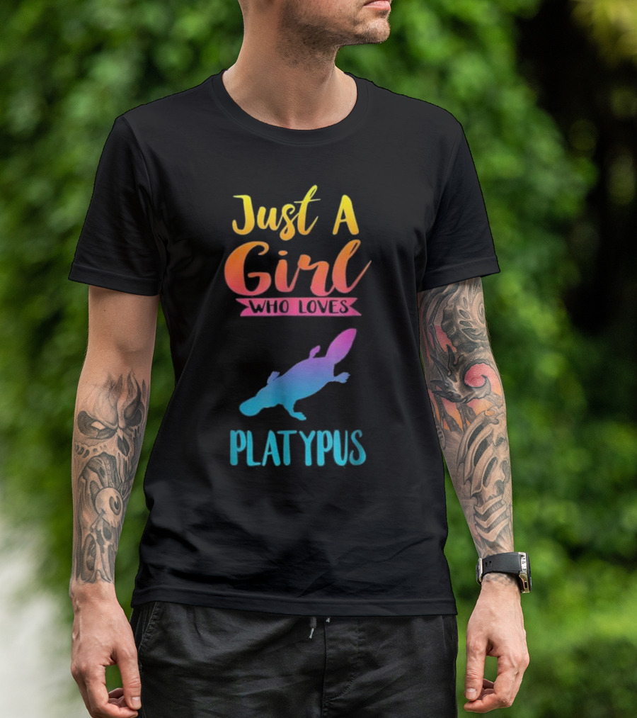 Just A Girl Who Loves Platypus T-Shirt