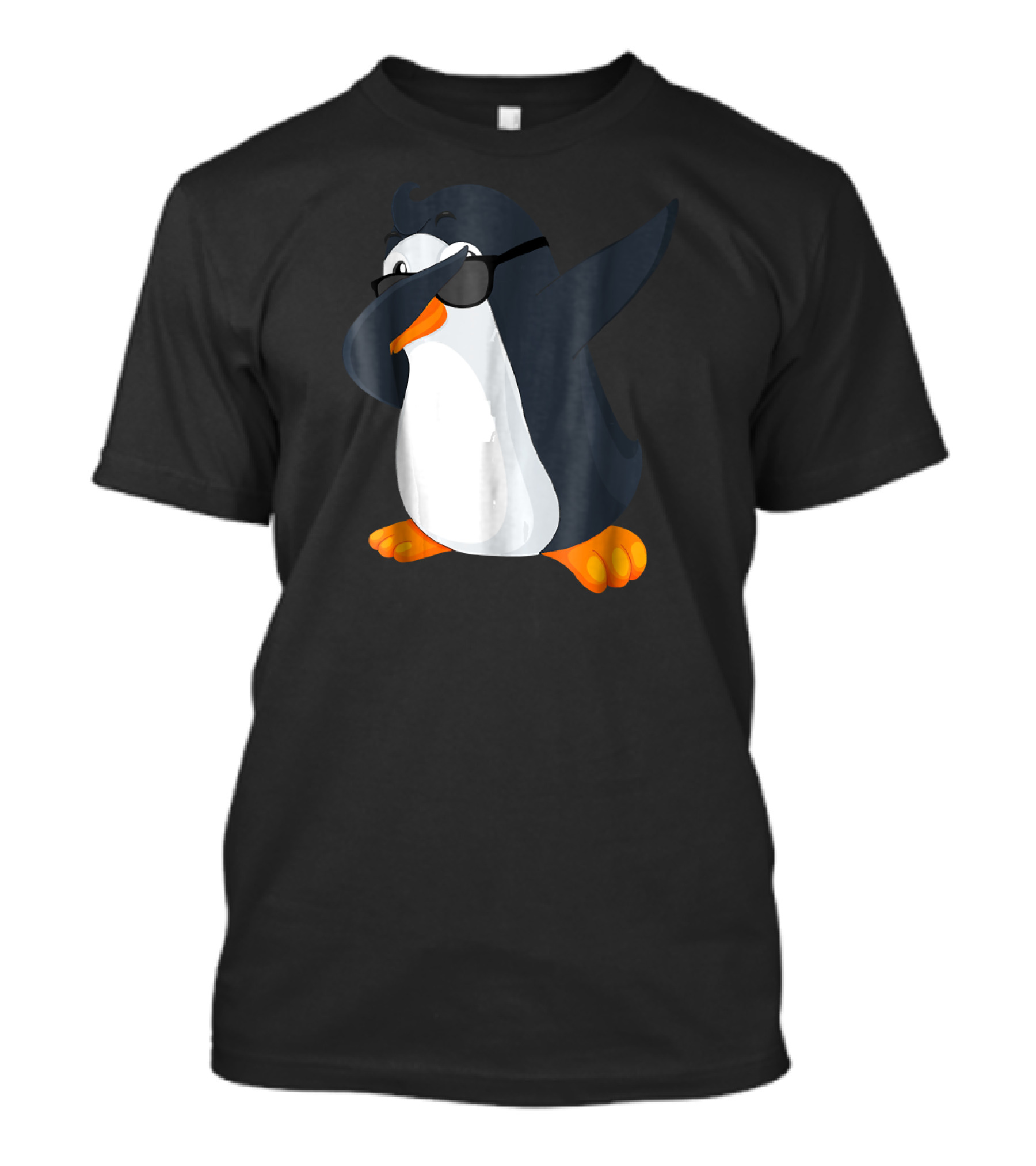 Funny Dabbing Penguin Cute Pengu With Sunglasses T-Shirt