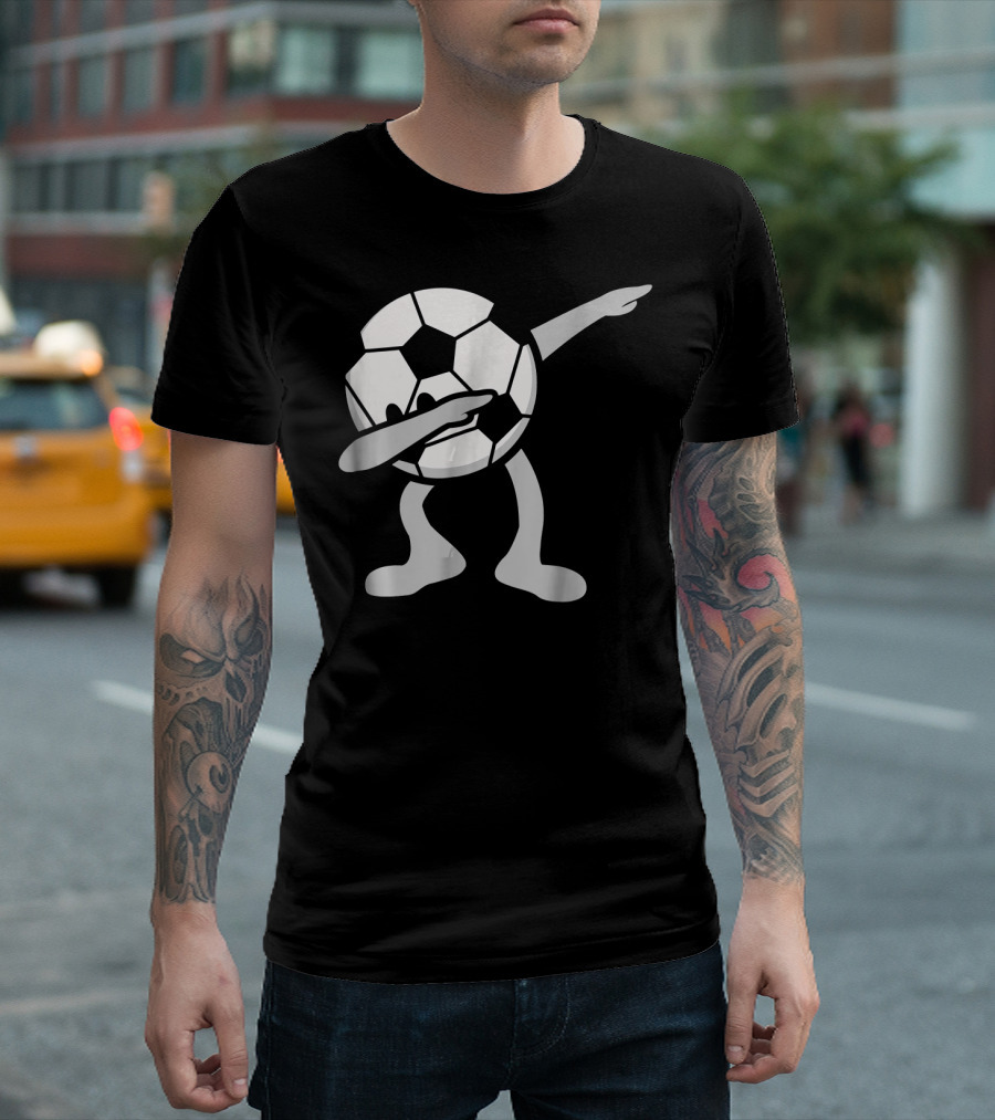 Funny Soccer Ball Dabbing Dance T-Shirt