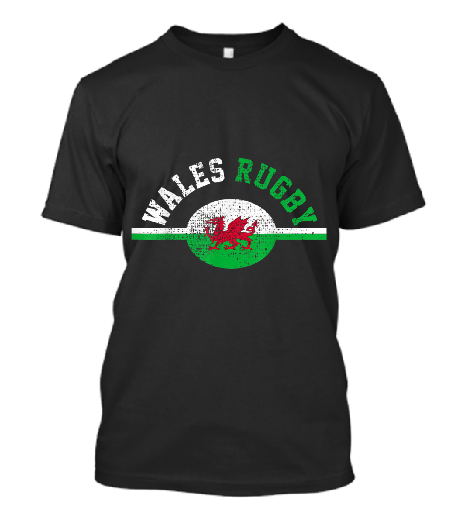 Vintage Wales Rugby Dragon Crest T-Shirt