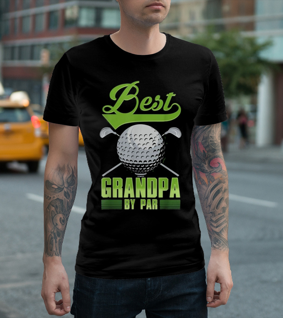 Best Grandpa By Par Golf T-Shirt