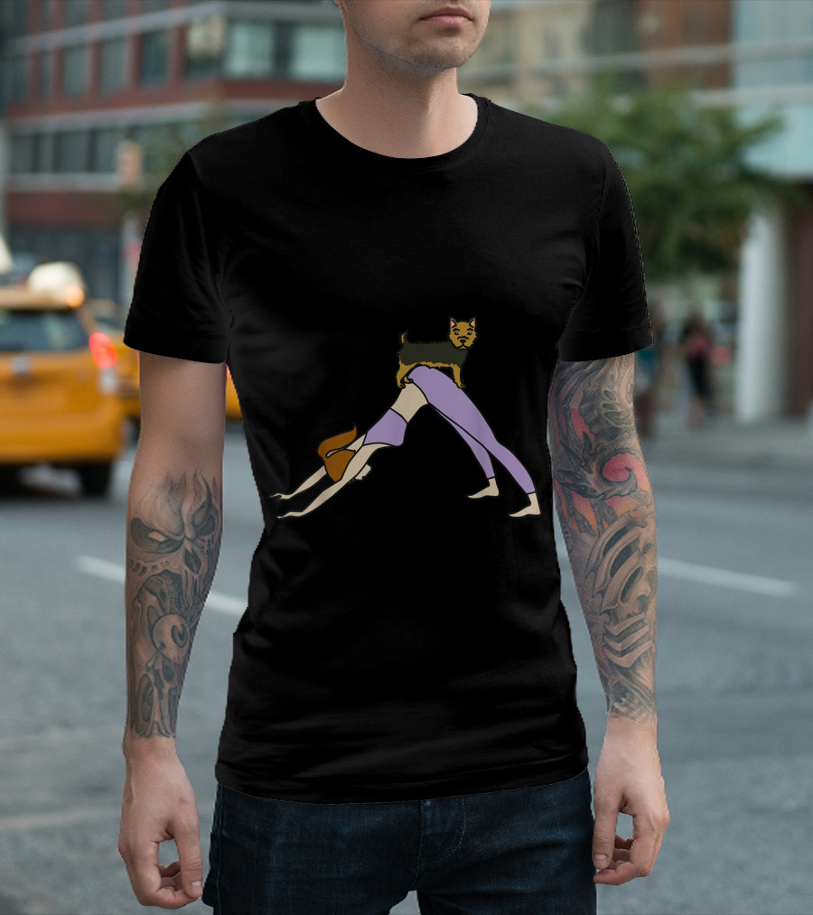 Yorkshire Terrier Yoga Mom Funny Dog Pose T-Shirt
