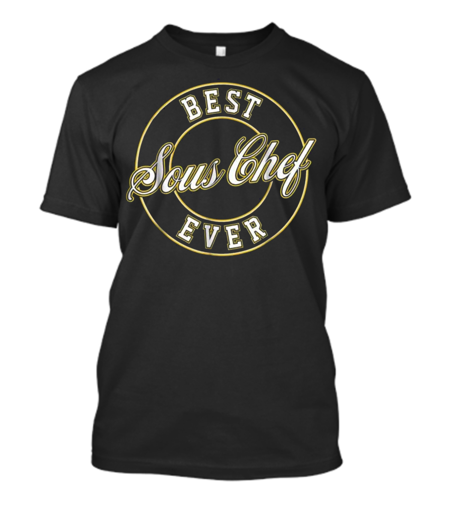 Best Sous Chef Ever Circle Badge T-Shirt