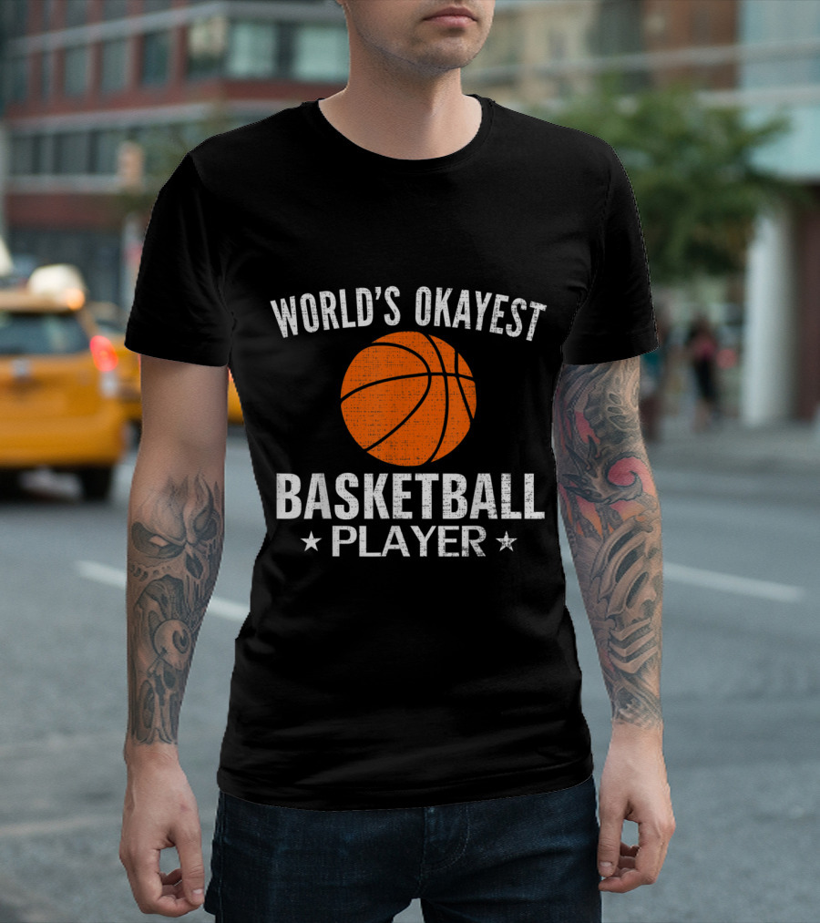World's Okayest Basketball Player Vintage T-Shirt