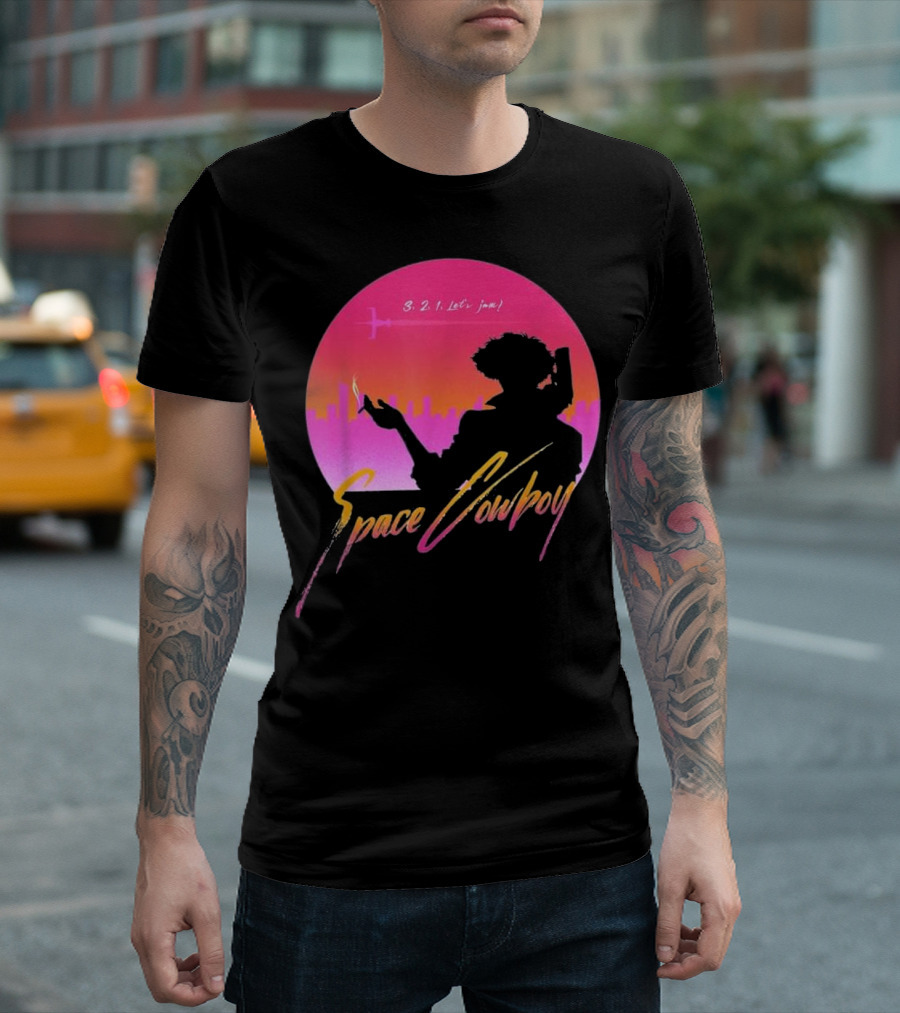 Space Cowboy 3 2 1 Let's Jam Cosplay T-Shirt