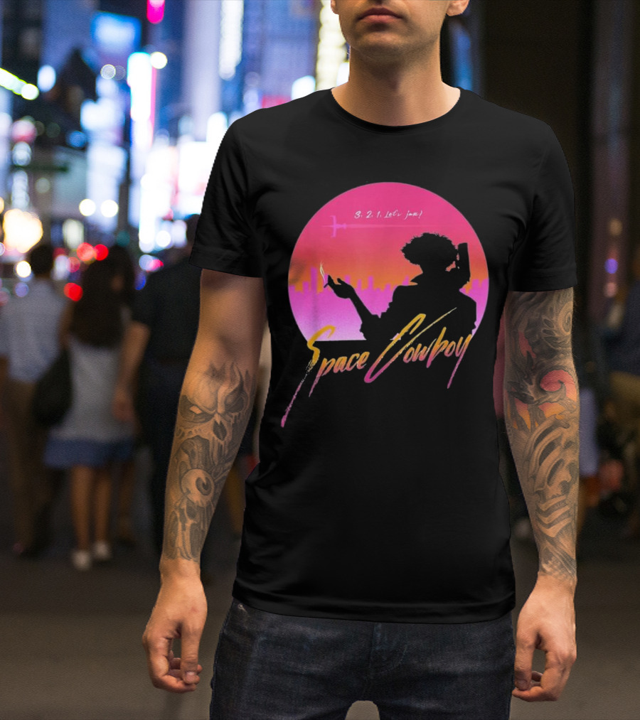Space Cowboy 3 2 1 Let's Jam Cosplay T-Shirt